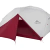 Tent MSR Elixir 4 Tent Gray V2 -Outdoor Kampeerwinkel 1 10313 msr elixir 4 grey fly door open